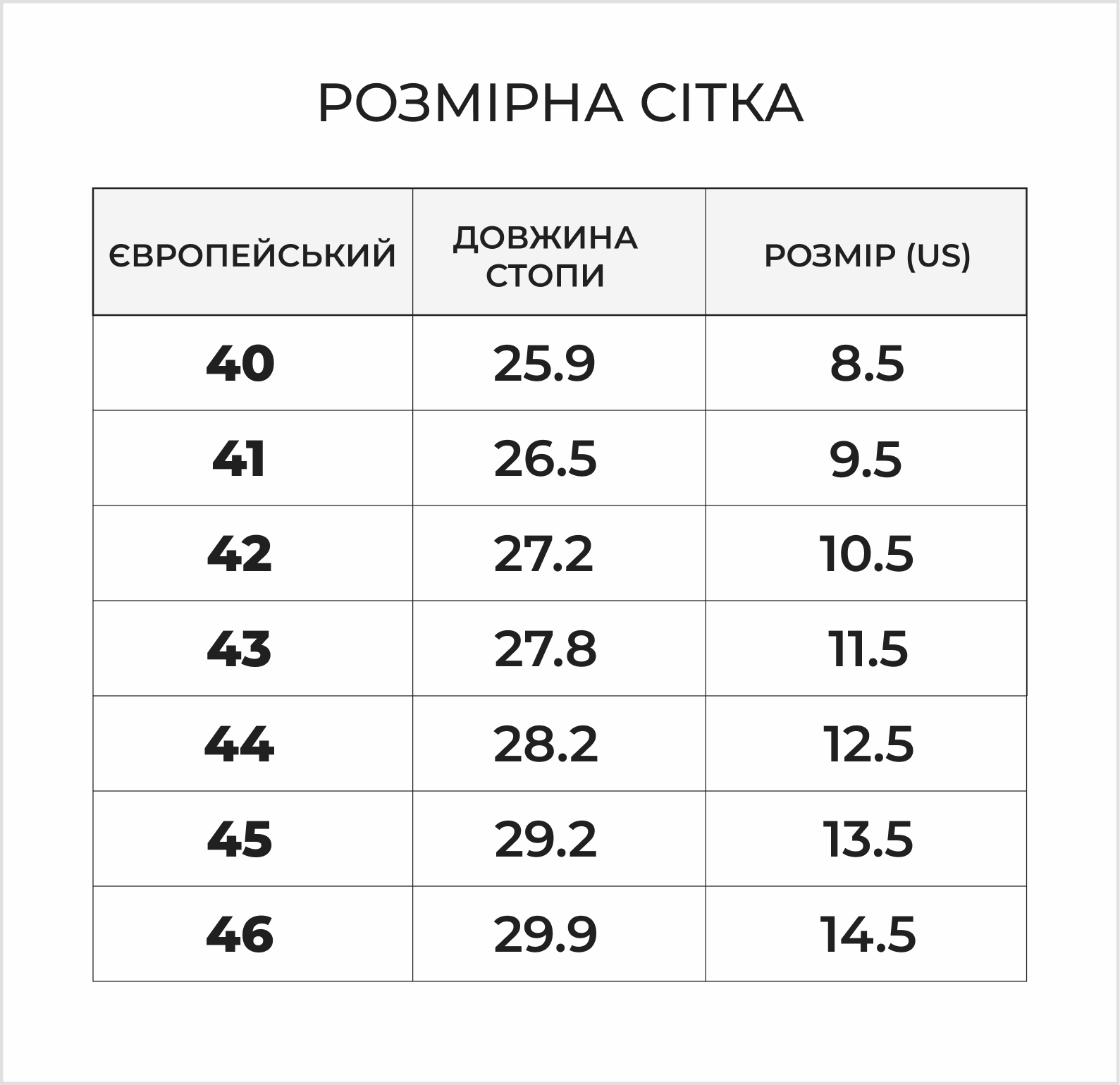 Розмірна сітка